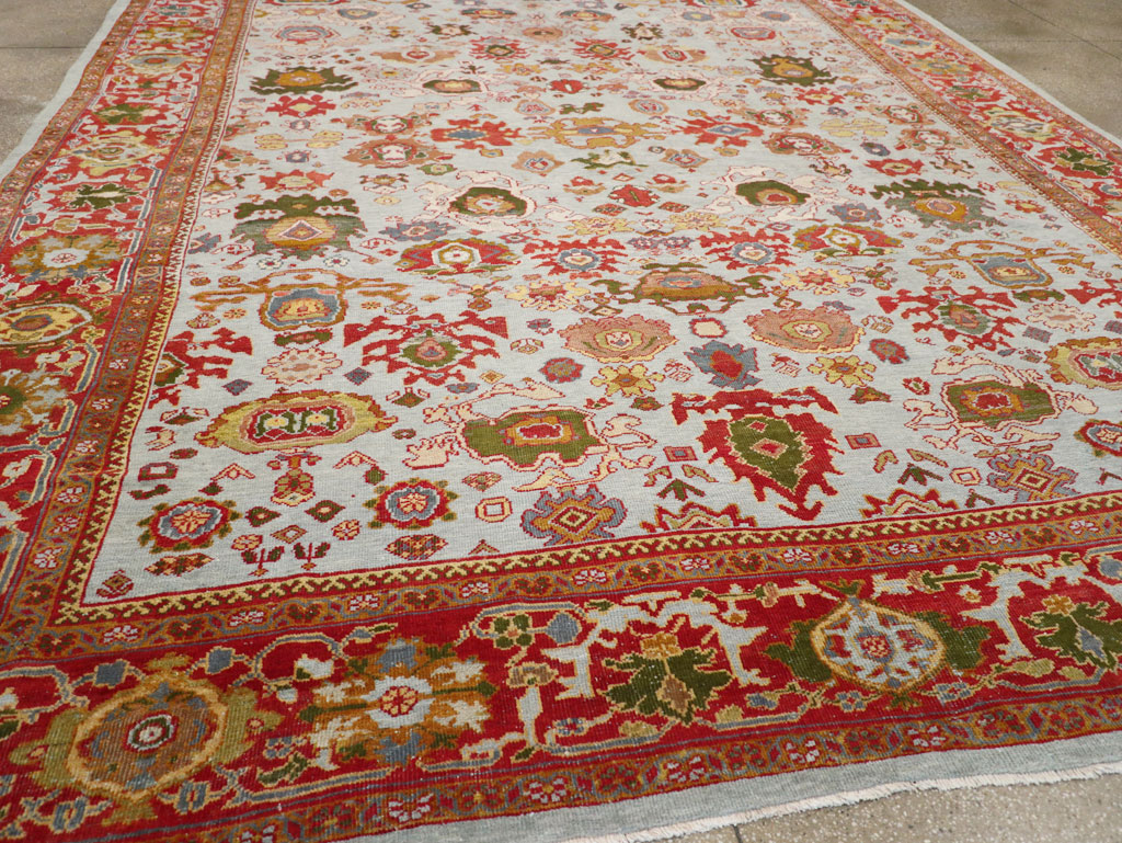 Antique Persian Mahal Large Room Size Carpet, No.31748 - Gss