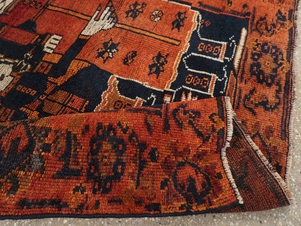 Vintage Persian Bakhtiari Rug, No.31753 - Gss