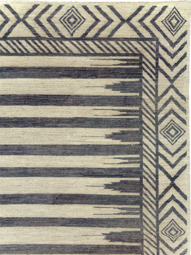 Modern East Turkestan Khotan Room Size Carpet, No.31758 - Gss