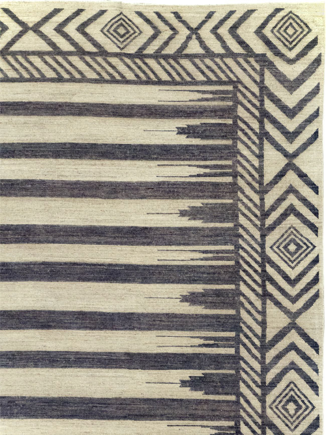 Modern East Turkestan Khotan Room Size Carpet, No.31758 - Gss