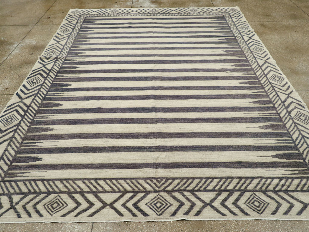 Modern East Turkestan Khotan Room Size Carpet, No.31758 - Gss