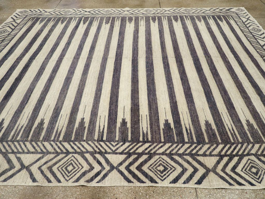 Modern East Turkestan Khotan Room Size Carpet, No.31758 - Gss