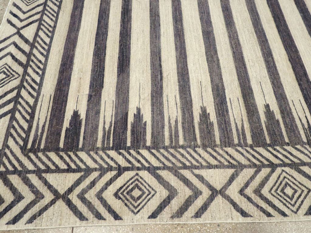 Modern East Turkestan Khotan Room Size Carpet, No.31758 - Gss