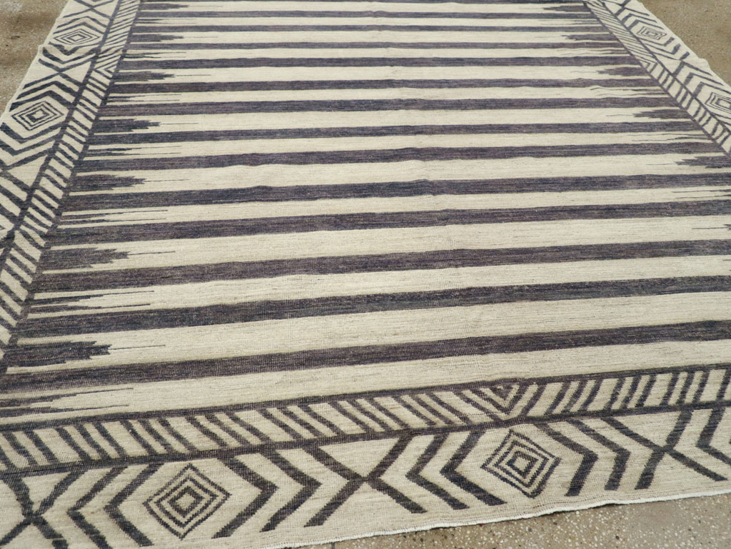 Modern East Turkestan Khotan Room Size Carpet, No.31758 - Gss