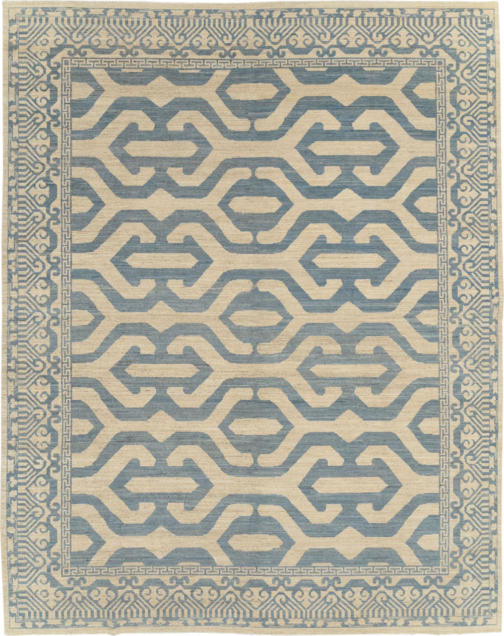 Modern East Turkestan Khotan Room Size Carpet, No.31759 - Gss