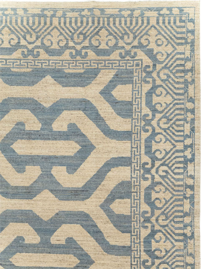 Modern East Turkestan Khotan Room Size Carpet, No.31759 - Gss