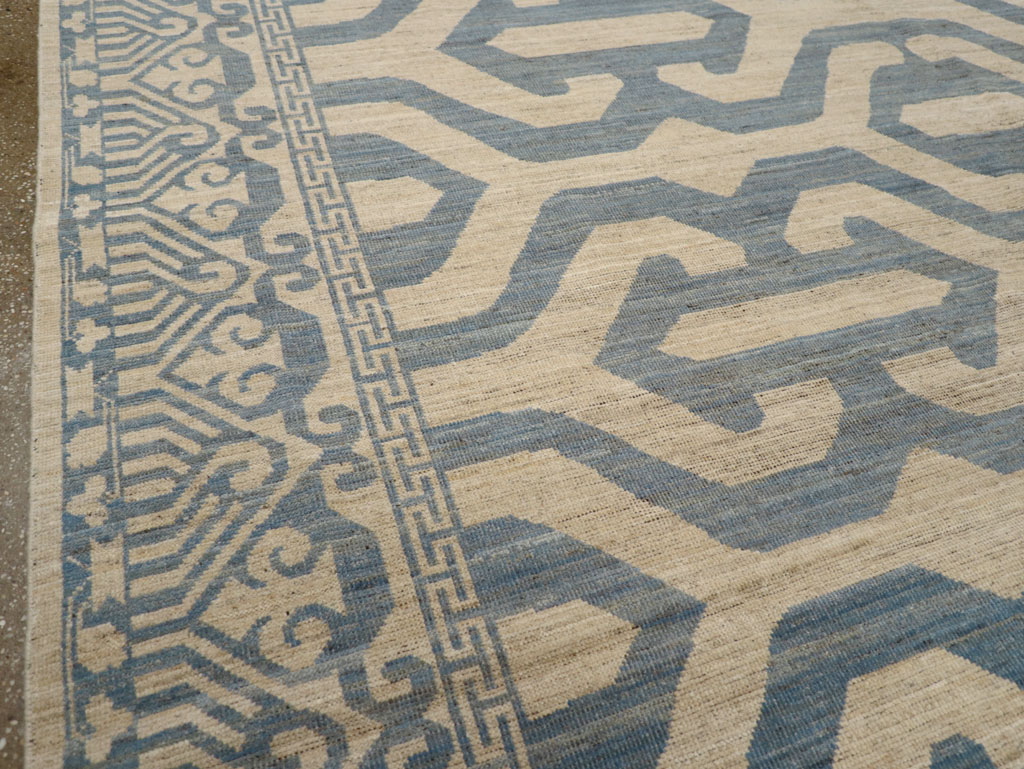 Modern East Turkestan Khotan Room Size Carpet, No.31759 - Gss