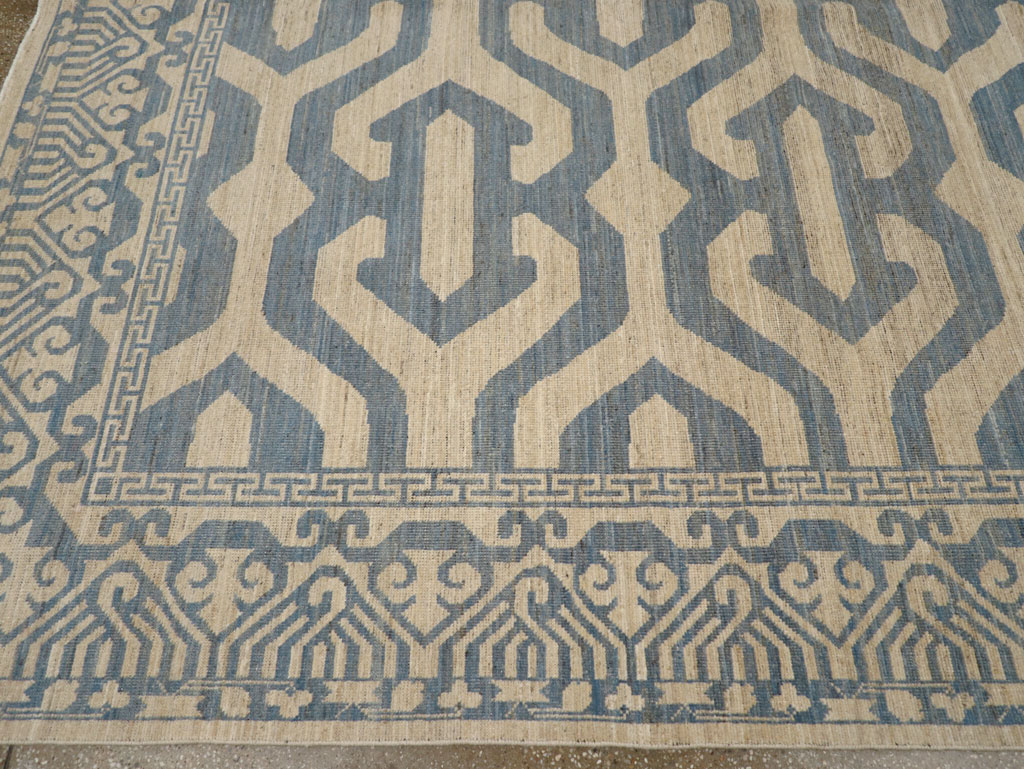 Modern East Turkestan Khotan Room Size Carpet, No.31759 - Gss