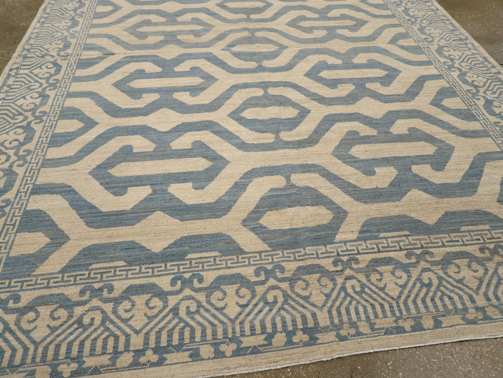 Modern East Turkestan Khotan Room Size Carpet, No.31759 - Gss