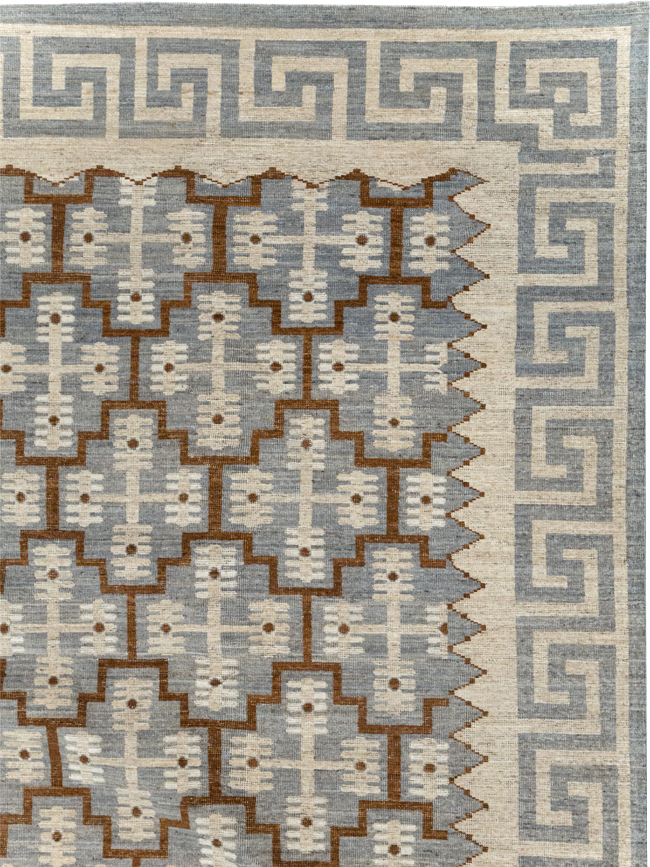 Modern East Turkestan Khotan Large Room Size Carpet, No.31764 - Gss