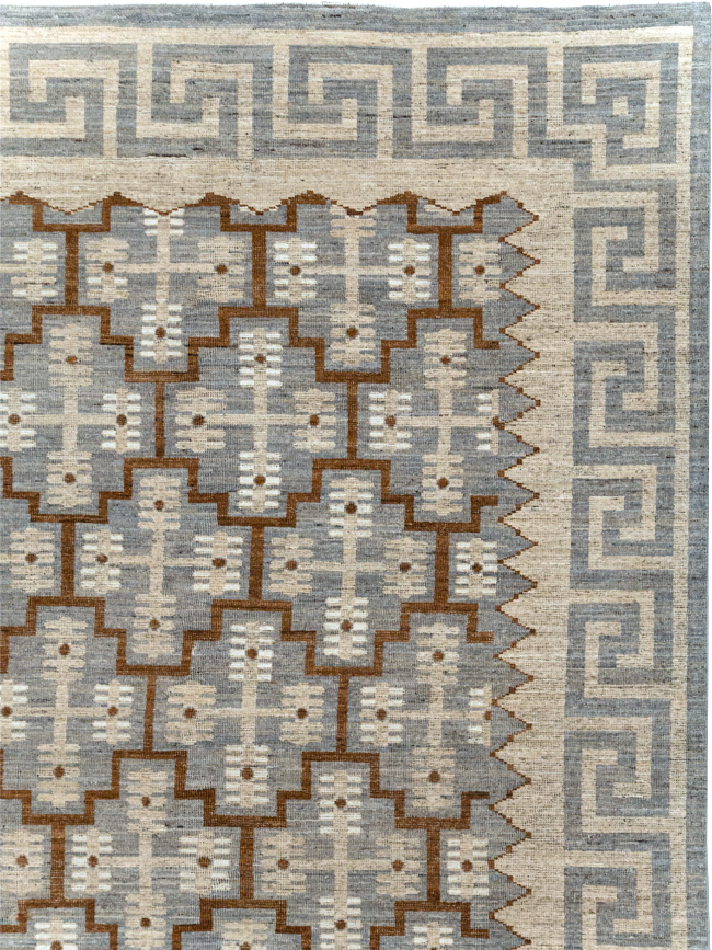Modern East Turkestan Khotan Large Room Size Carpet, No.31764 - Gss