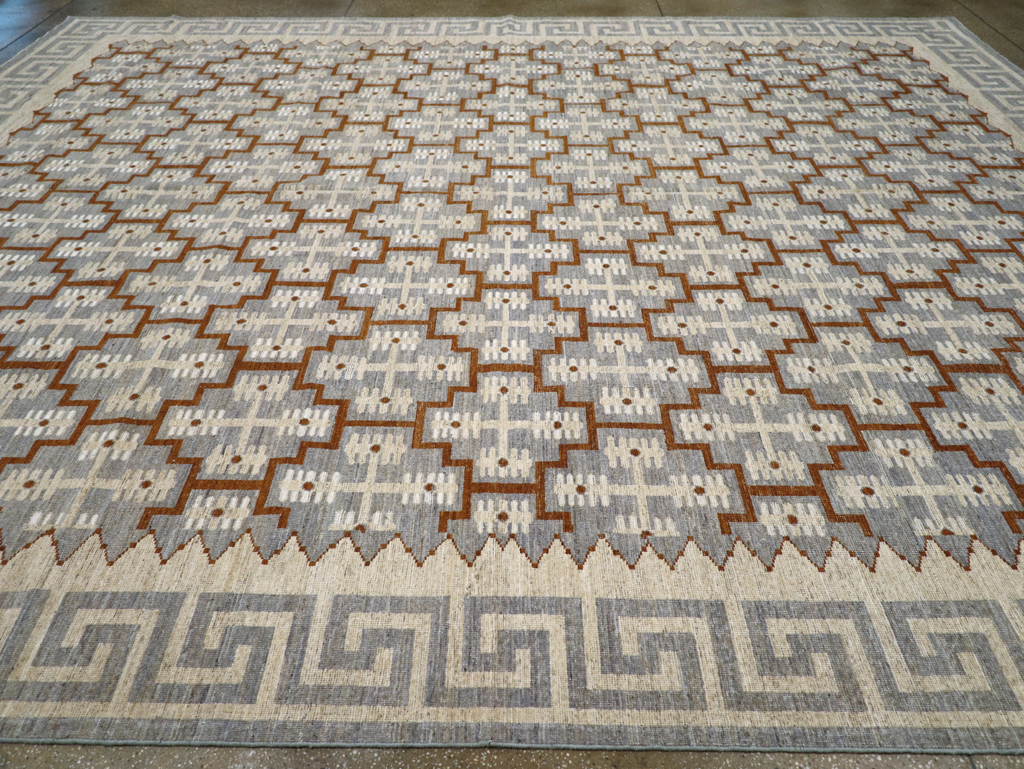 Modern East Turkestan Khotan Large Room Size Carpet, No.31764 - Gss