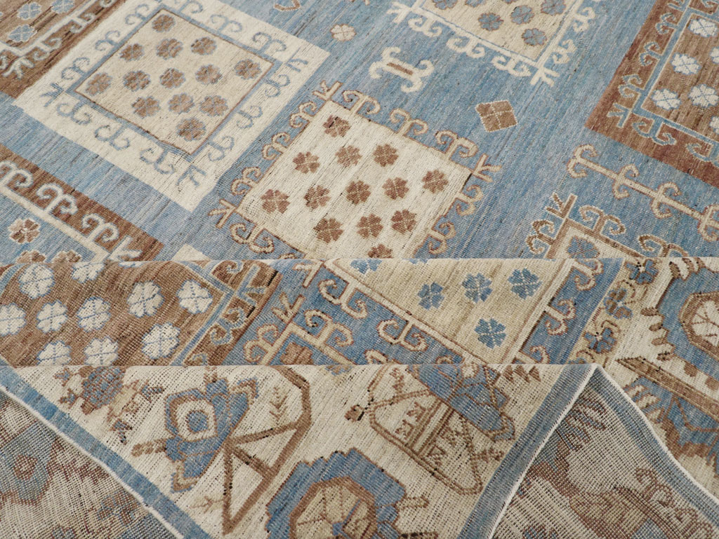 Modern East Turkestan Khotan Room Size Carpet, No.31765 - Gss