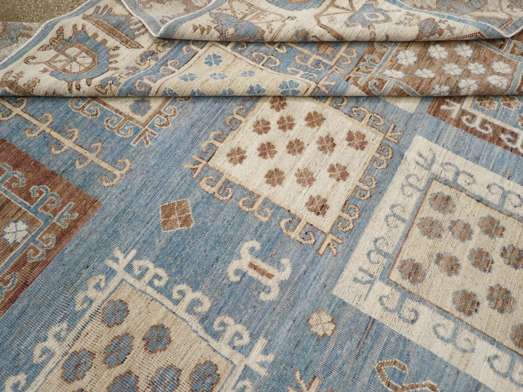 Modern East Turkestan Khotan Room Size Carpet, No.31765 - Gss