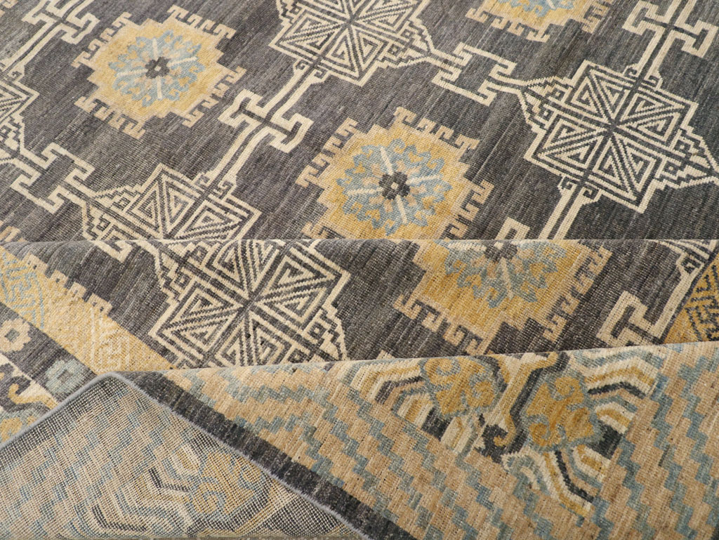 Modern East Turkestan Khotan Room Size Carpet, No.31767 - Gss