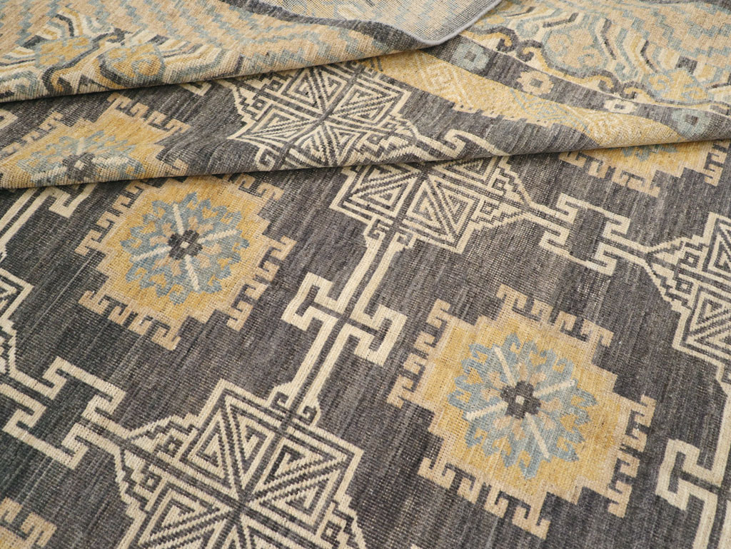 Modern East Turkestan Khotan Room Size Carpet, No.31767 - Gss