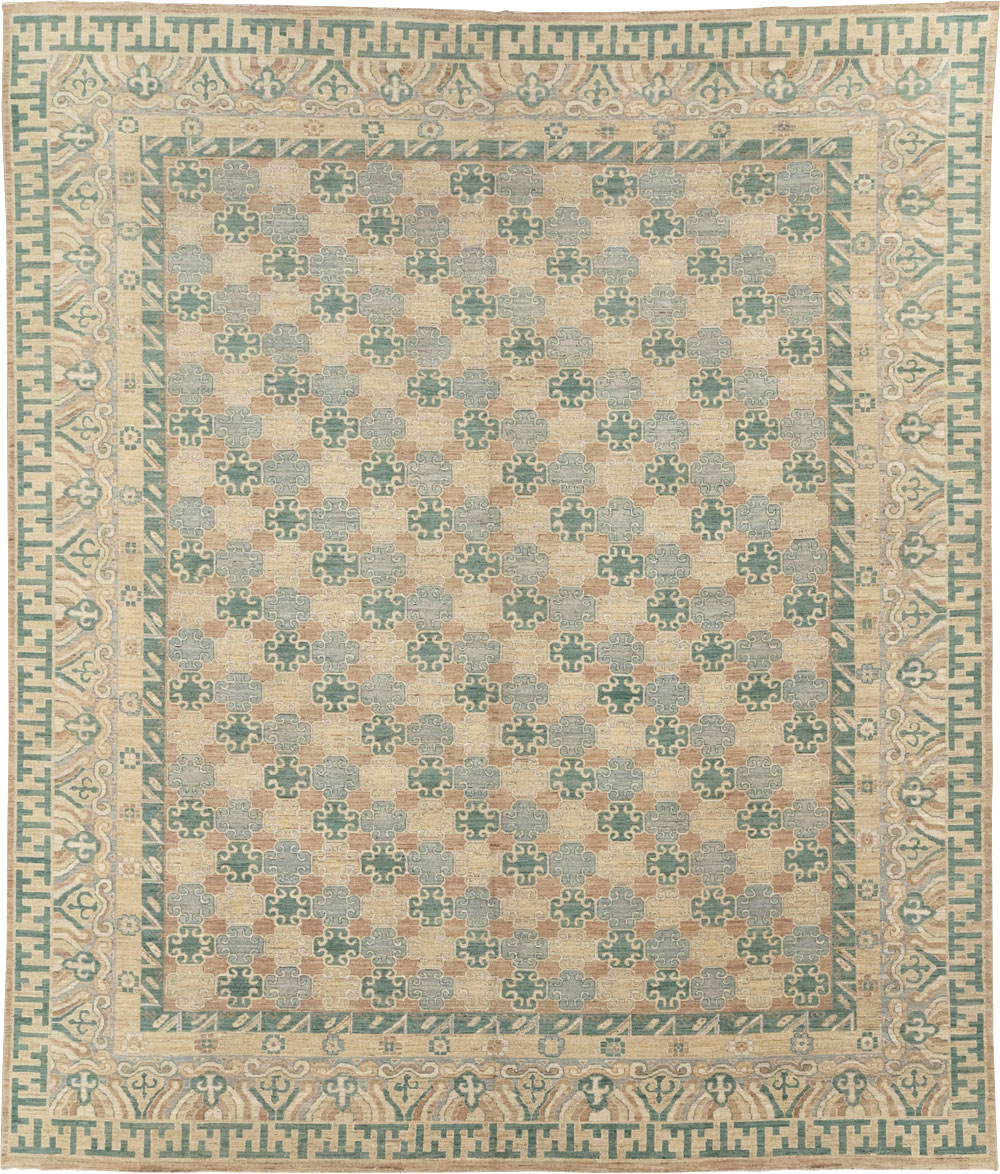 Modern East Turkestan Khotan Large Room Size Carpet, No.31769 - Gss