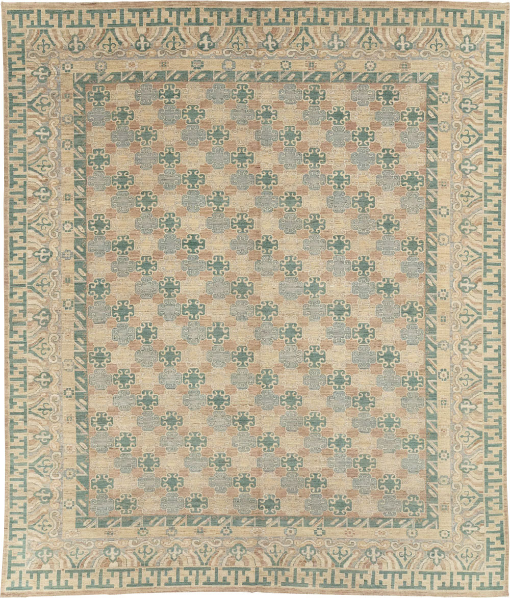 Modern East Turkestan Khotan Large Room Size Carpet, No.31769 - Gss