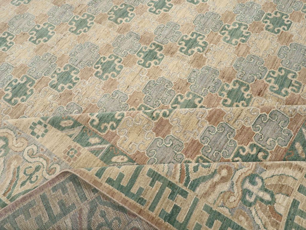 Modern East Turkestan Khotan Large Room Size Carpet, No.31769 - Gss