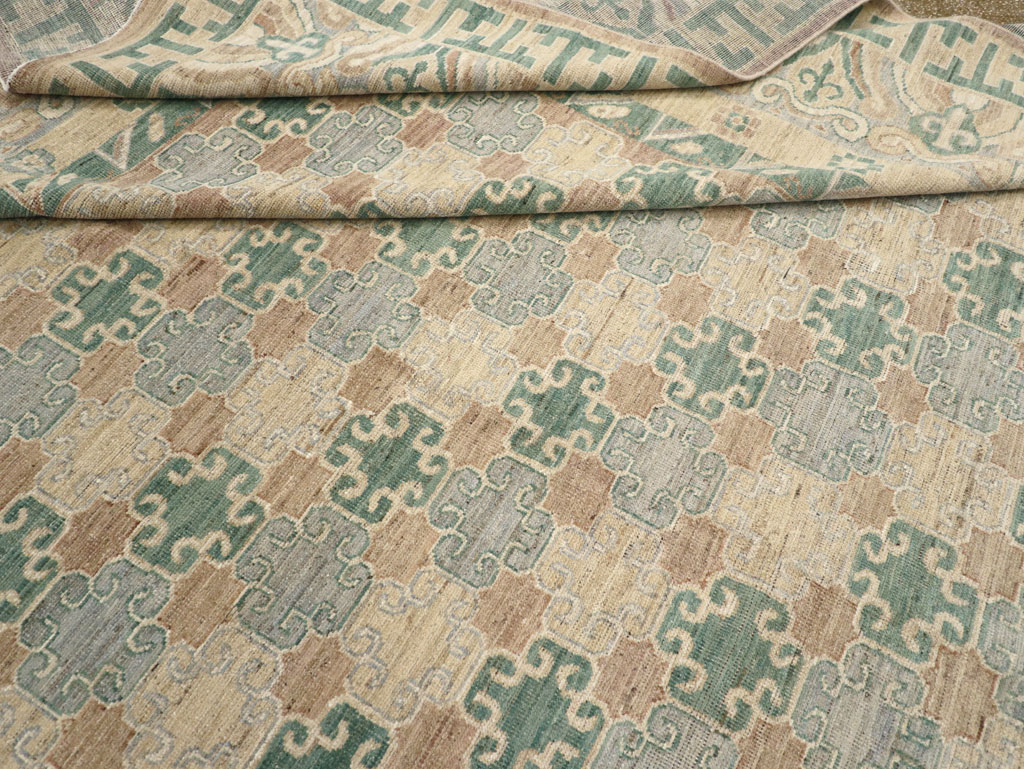 Modern East Turkestan Khotan Large Room Size Carpet, No.31769 - Gss