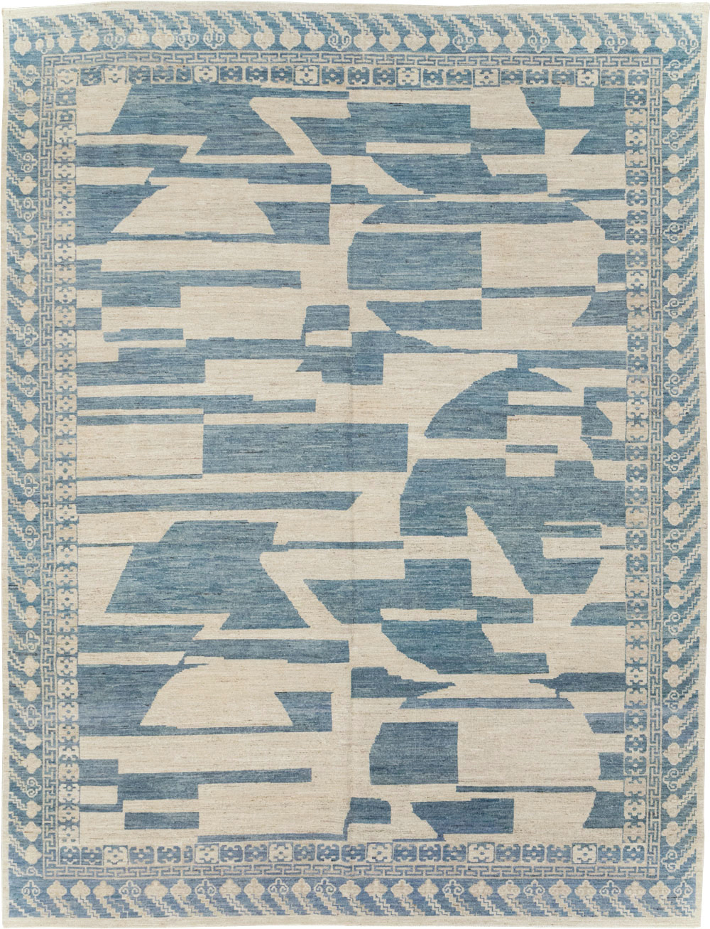 Modern East Turkestan Khotan Room Size Carpet, No.31771 - Gss