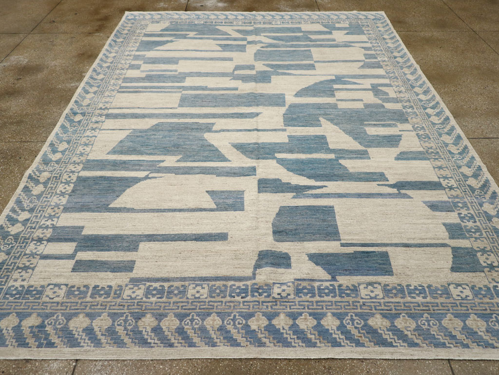 Modern East Turkestan Khotan Room Size Carpet, No.31771 - Gss