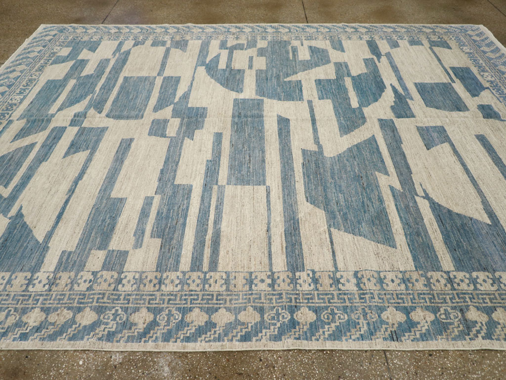 Modern East Turkestan Khotan Room Size Carpet, No.31771 - Gss