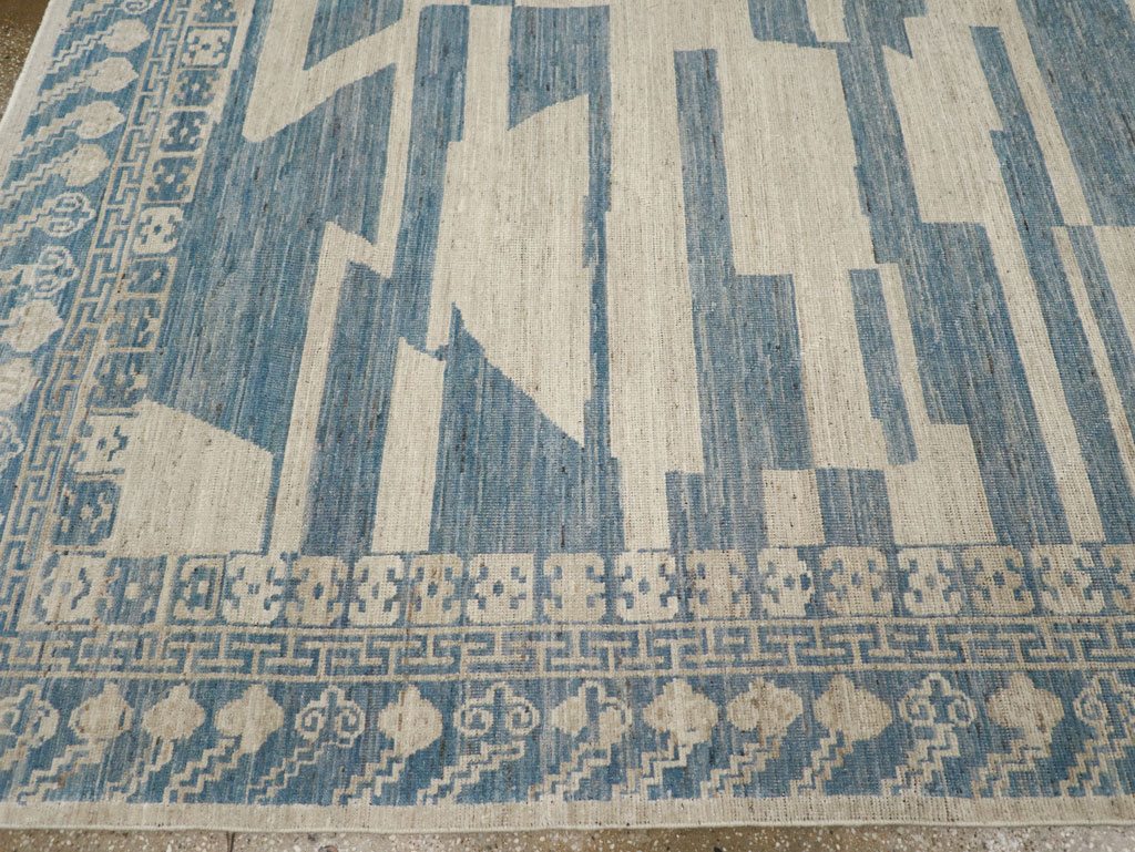 Modern East Turkestan Khotan Room Size Carpet, No.31771 - Gss