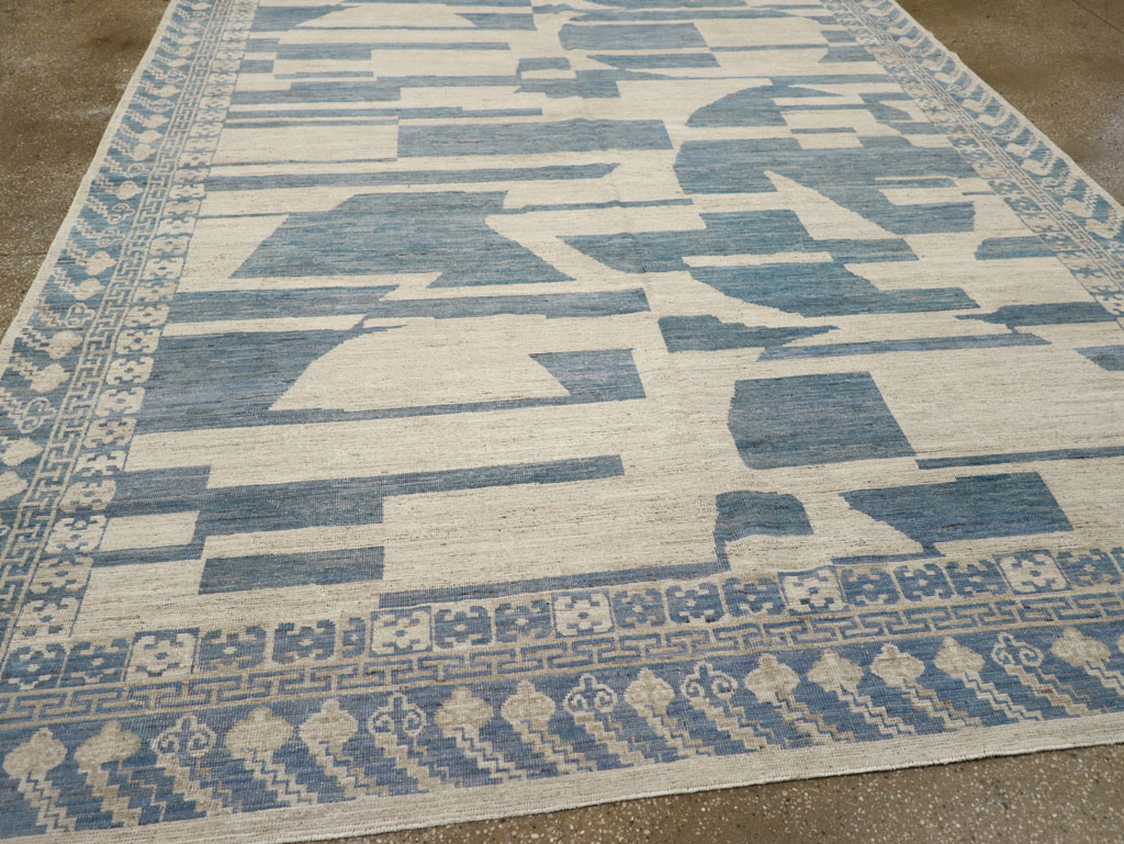 Modern East Turkestan Khotan Room Size Carpet, No.31771 - Gss