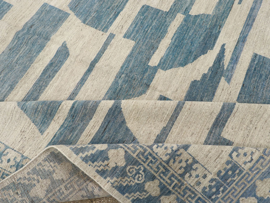 Modern East Turkestan Khotan Room Size Carpet, No.31771 - Gss