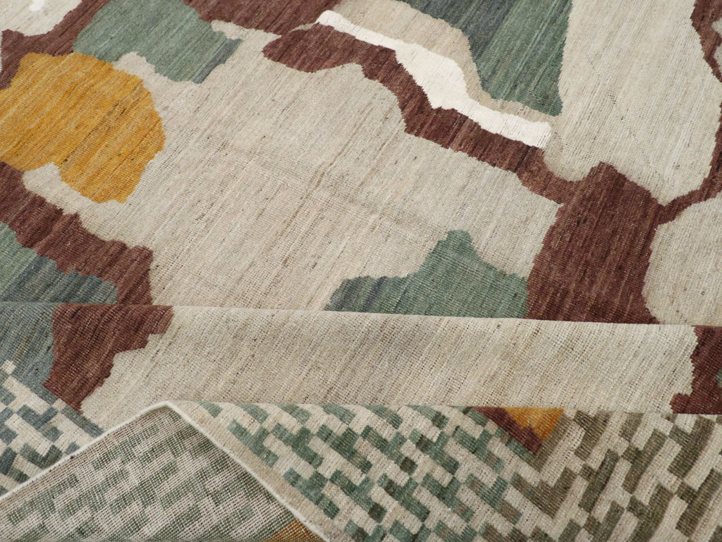 Modern East Turkestan Khotan Small Room Size Carpet, No.31773 - Gss