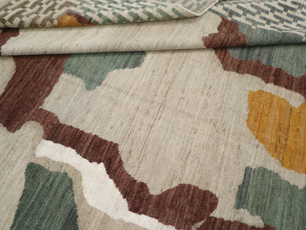 Modern East Turkestan Khotan Small Room Size Carpet, No.31773 - Gss