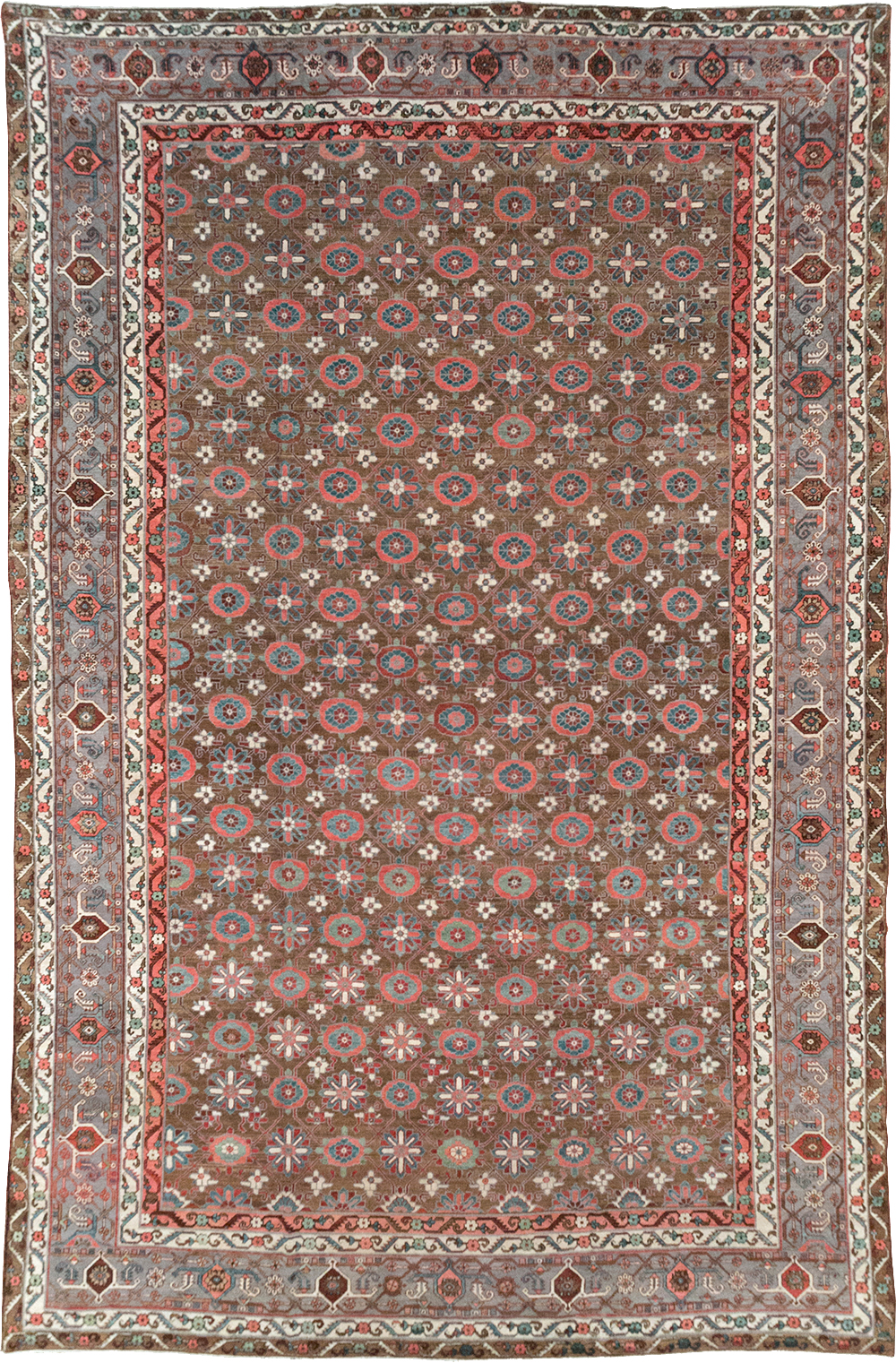 Antique Persian Heriz Large Carpet, No.31774 - Gss