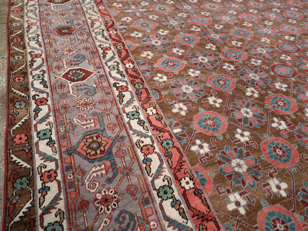 Antique Persian Heriz Large Carpet, No.31774 - Gss