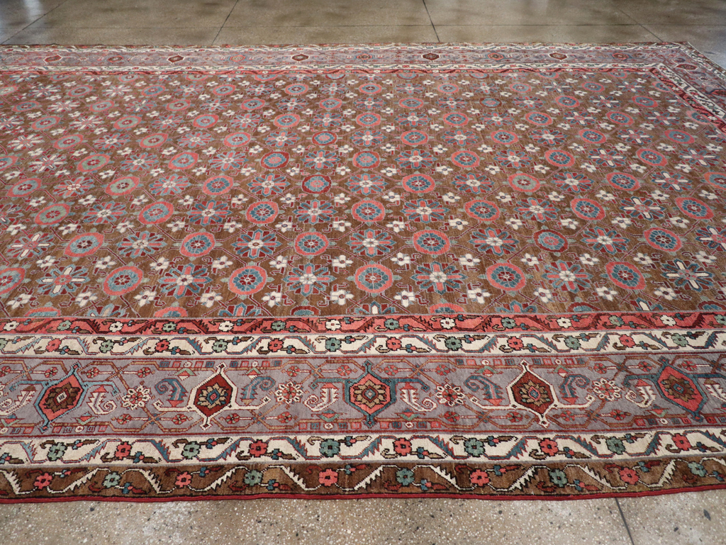 Antique Persian Heriz Large Carpet, No.31774 - Gss