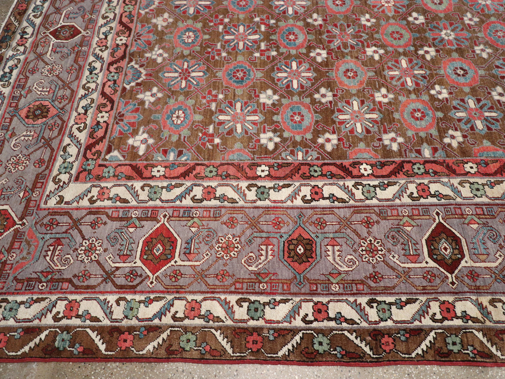 Antique Persian Heriz Large Carpet, No.31774 - Gss