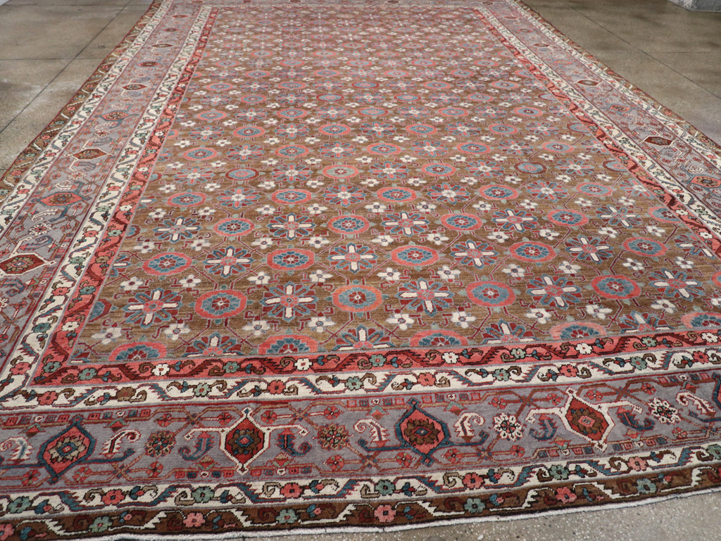 Antique Persian Heriz Large Carpet, No.31774 - Gss