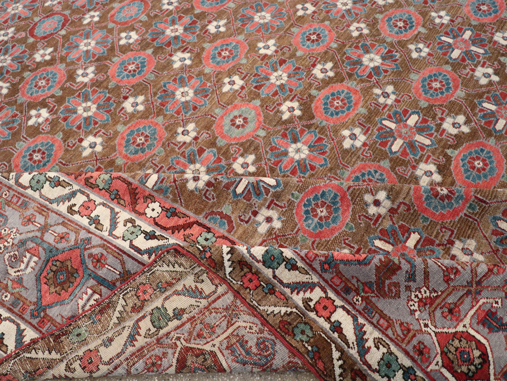 Antique Persian Heriz Large Carpet, No.31774 - Gss