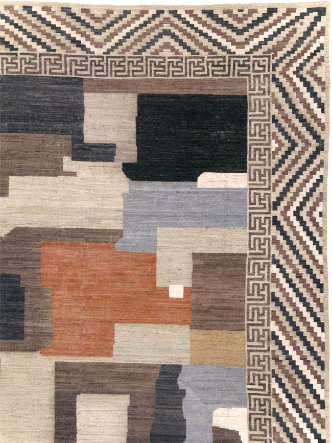 Modern East Turkestan Khotan Large Room Size Carpet, No.31776 - Gss