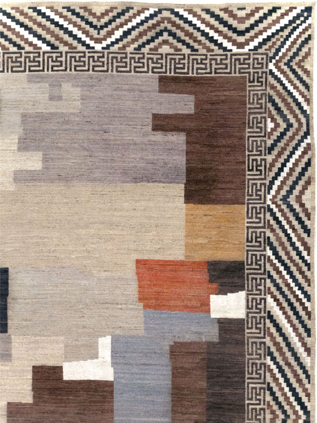 Modern East Turkestan Khotan Large Room Size Carpet, No.31776 - Gss