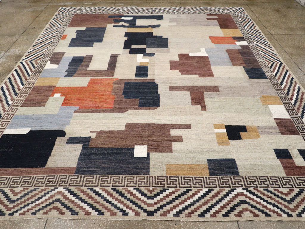 Modern East Turkestan Khotan Large Room Size Carpet, No.31776 - Gss