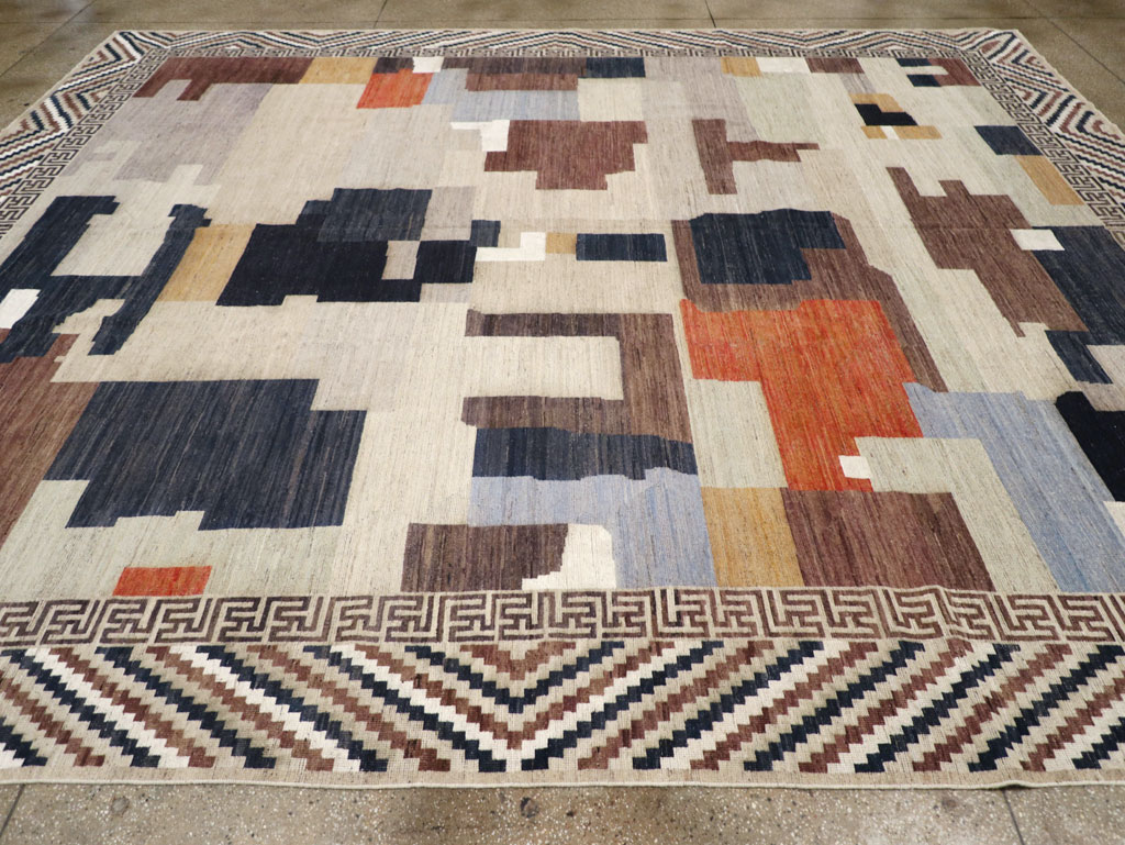 Modern East Turkestan Khotan Large Room Size Carpet, No.31776 - Gss