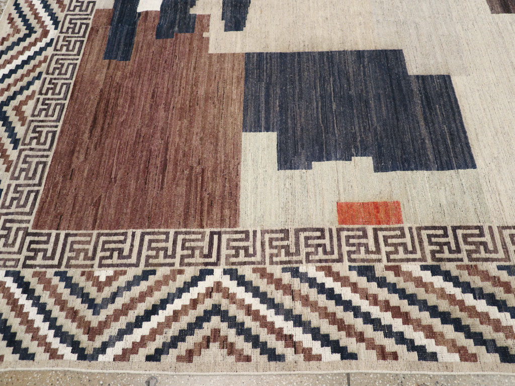 Modern East Turkestan Khotan Large Room Size Carpet, No.31776 - Gss