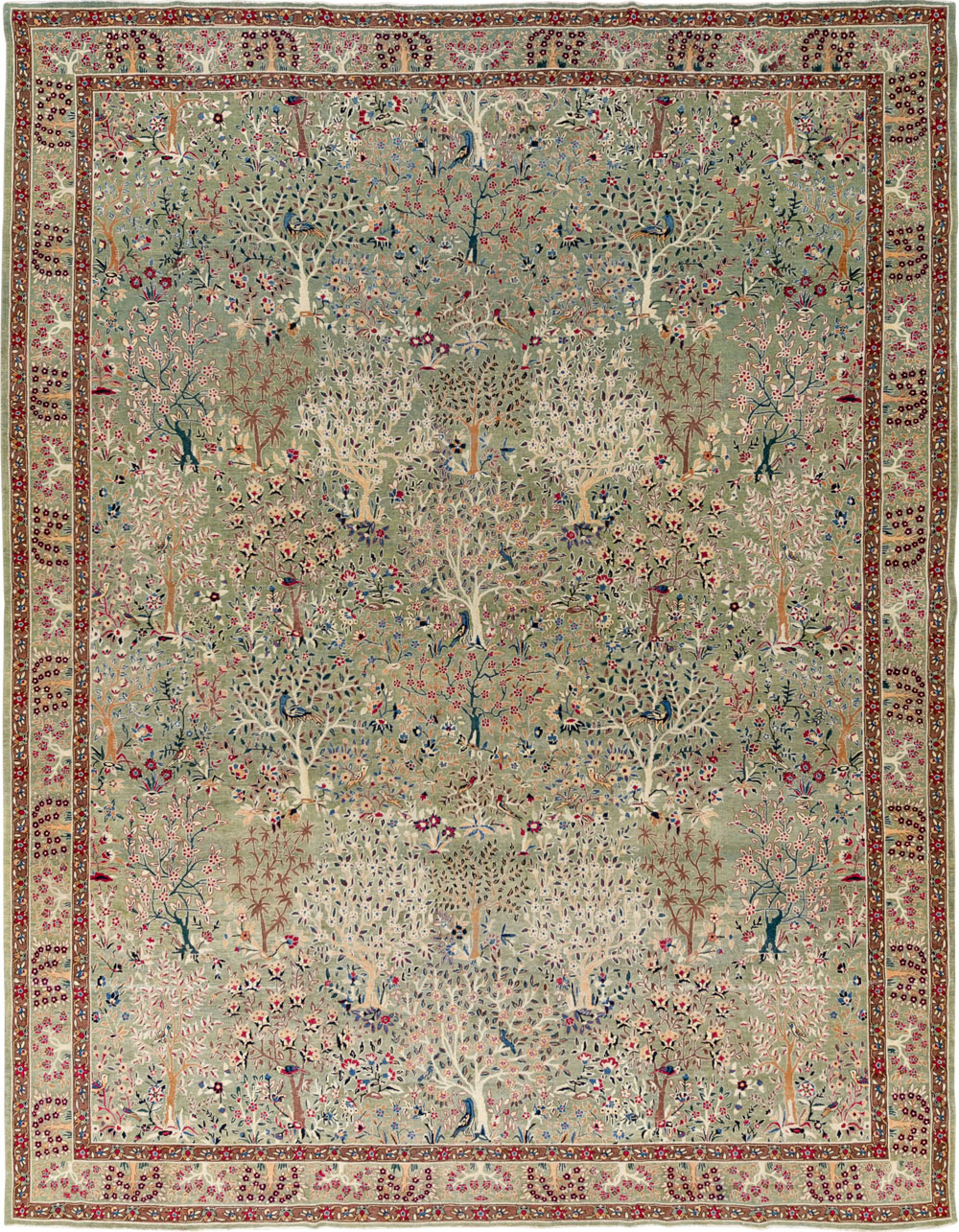 Antique Indian Lahore Large Carpet, No.31779 - Gss