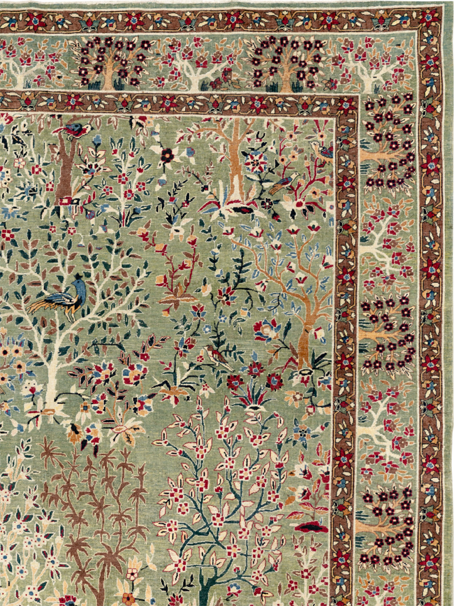 Antique Indian Lahore Large Carpet, No.31779 - Gss