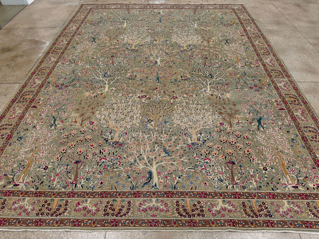 Antique Indian Lahore Large Carpet, No.31779 - Gss