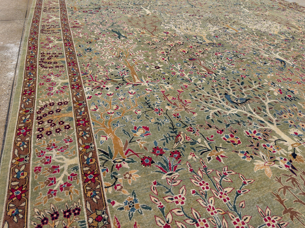 Antique Indian Lahore Large Carpet, No.31779 - Gss
