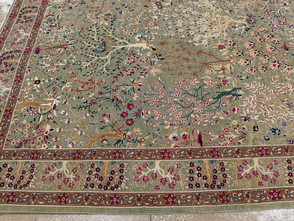 Antique Indian Lahore Large Carpet, No.31779 - Gss