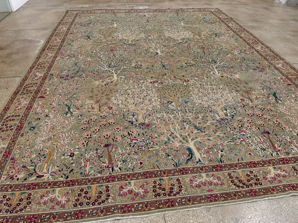 Antique Indian Lahore Large Carpet, No.31779 - Gss