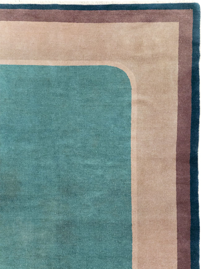 Vintage Chinese Art Deco Room Size Carpet, No.31780 - Gss